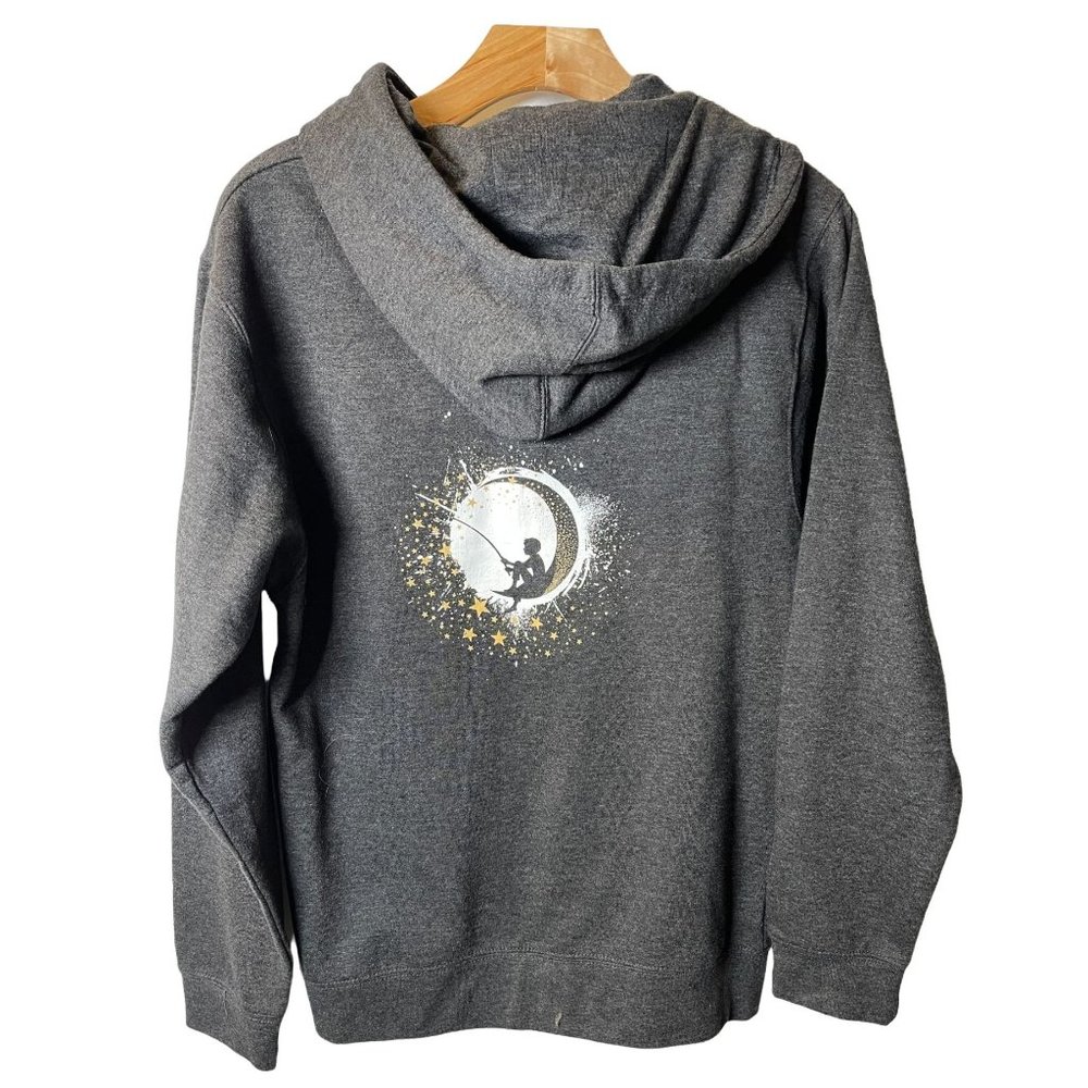 DreamWorks Movie Studio Dreamer Zipper Hoodie Gray Men's Size XS